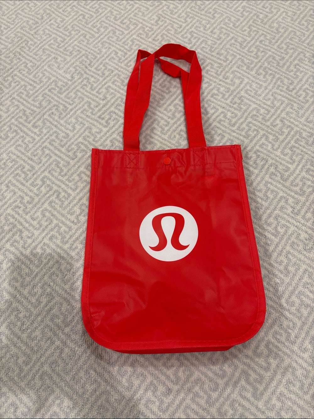 lululemon athletica Red Tote with White Logo